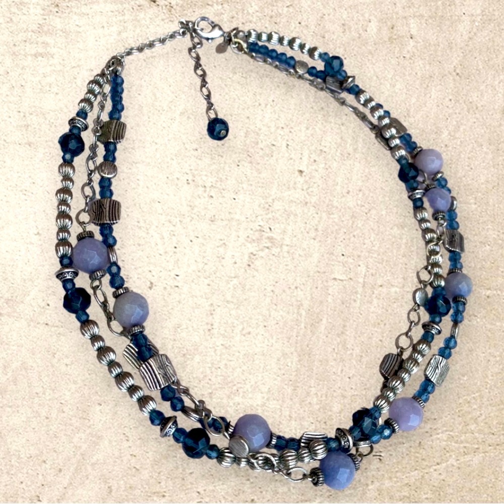 VINTAGE•3 Strand Necklace